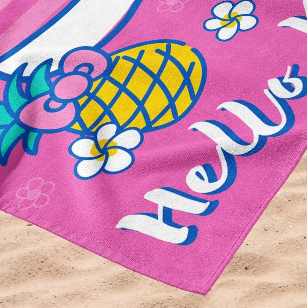 HELLO KITTY Microfiber Beach Towel NWT 30